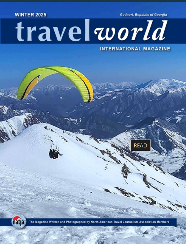 TravelWorld International Magazine - Spring 2025 Cover of the Winter 2025 issue of TravelWorld International Magazine.